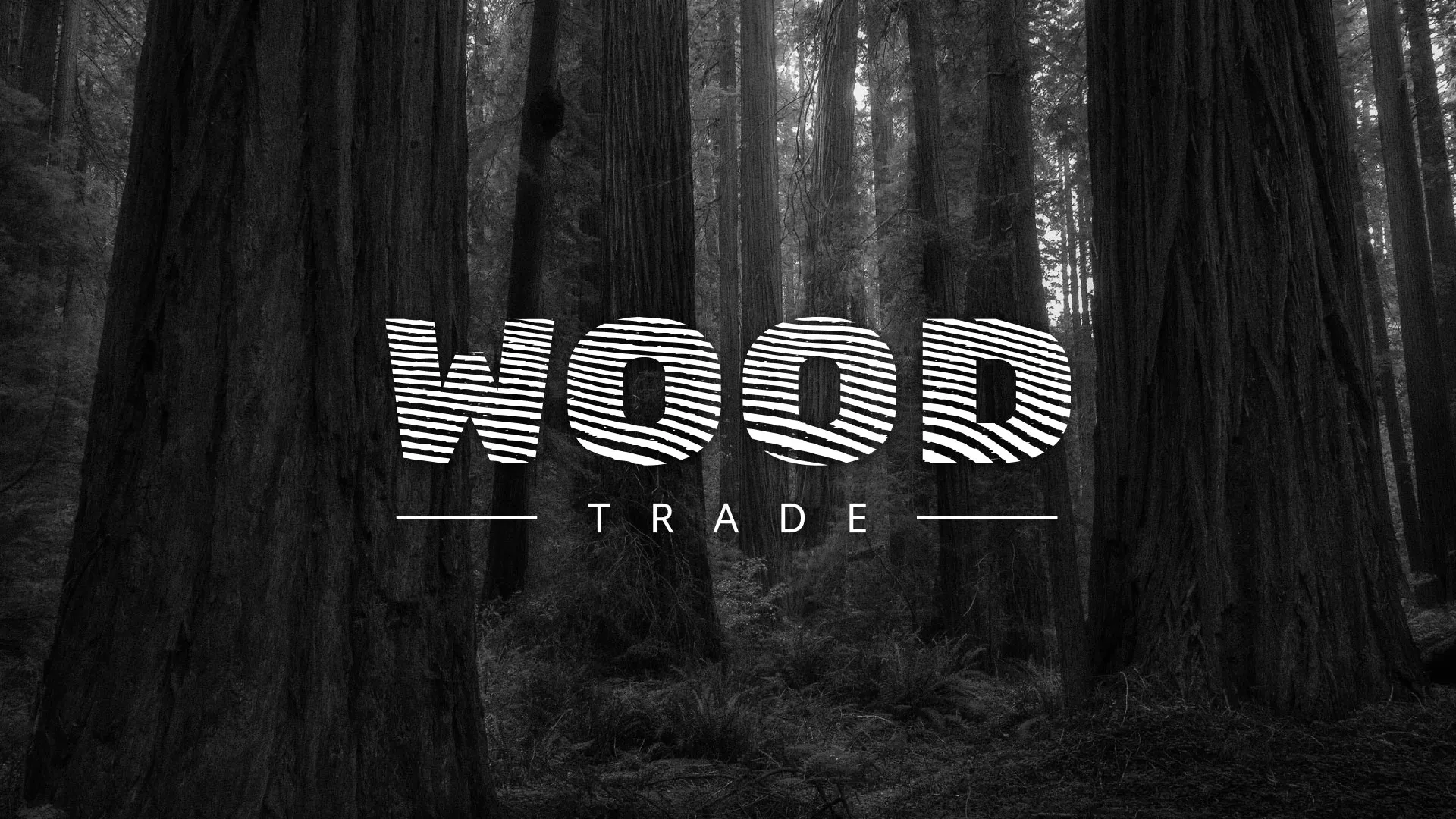 Разработка логотипа для компании «Wood Trade» в Комсомольске-на-Амуре