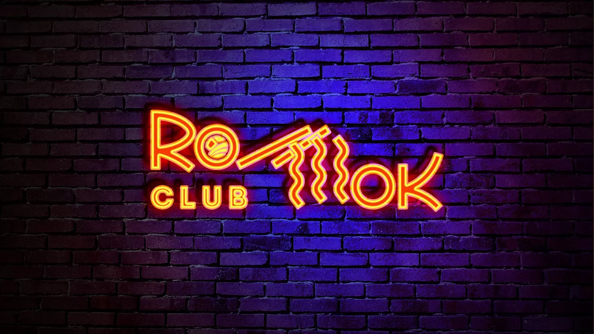 Разработка интерьерной вывески суши-бара «Roll Wok Club» в Комсомольске-на-Амуре