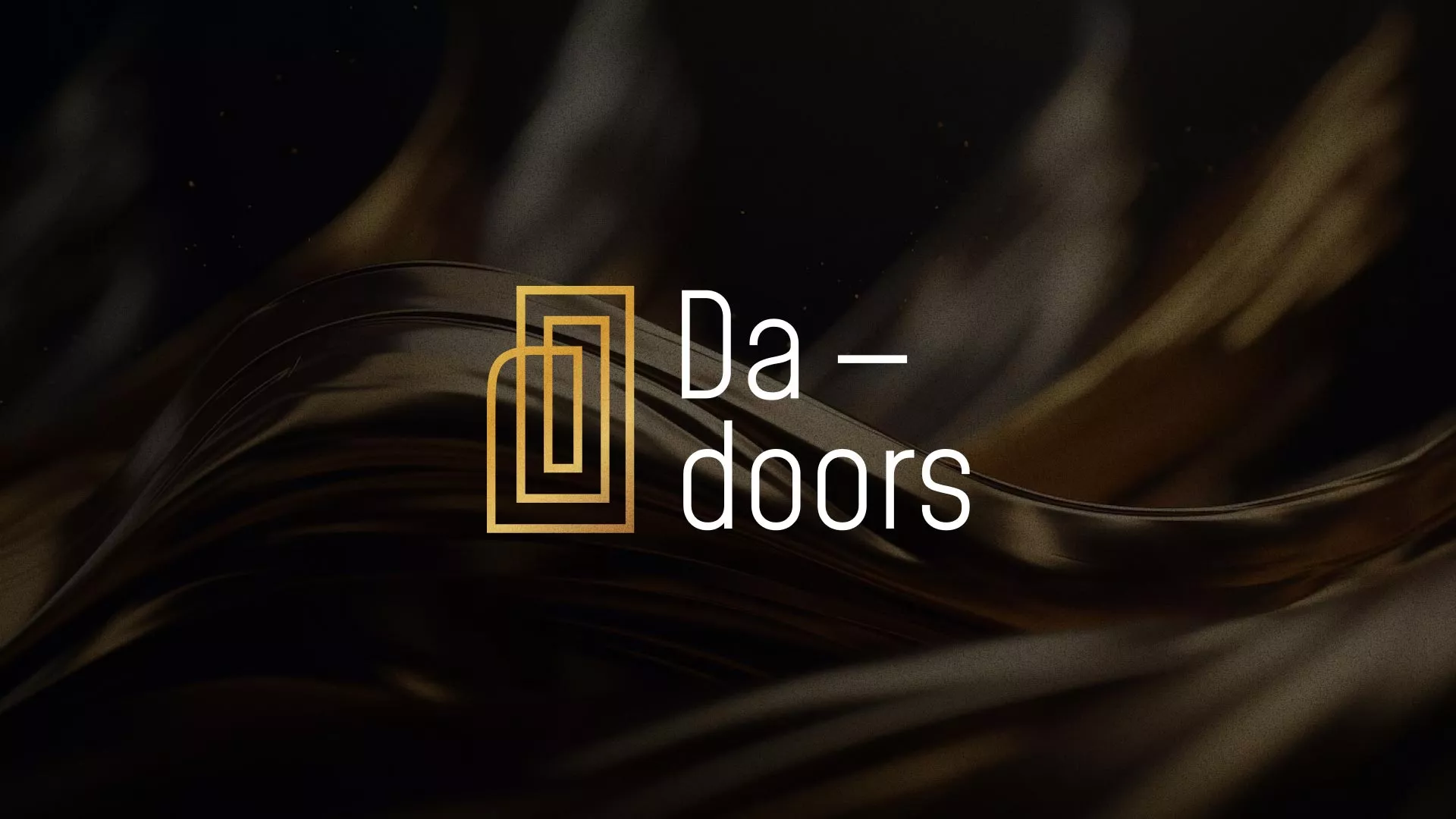 Разработка логотипа для компании «DA-DOORS» в Комсомольске-на-Амуре
